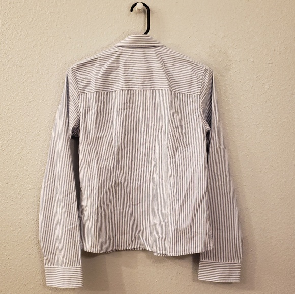 NWT ABERCROMBIE & FITCH STRIPED DRESS SHIRT - Picture 4 of 4